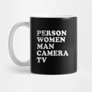 Person Women Man Camera TV Joe Biden Anti Trump 2020 Mug